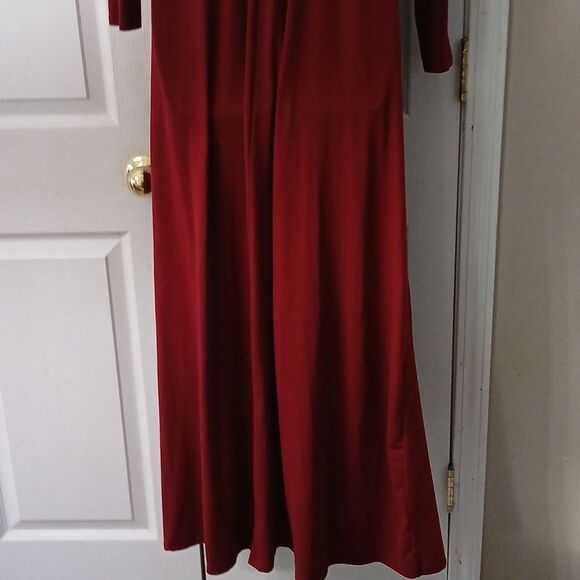 Mother Bee long sleeve maternity super soft cowl neck maxi dress Sz M NWOT - Picture 6 of 8